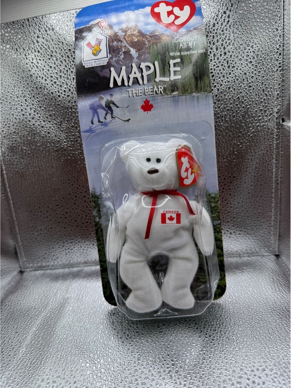 Ty Maple The Bear Plush Doll Canada Edition